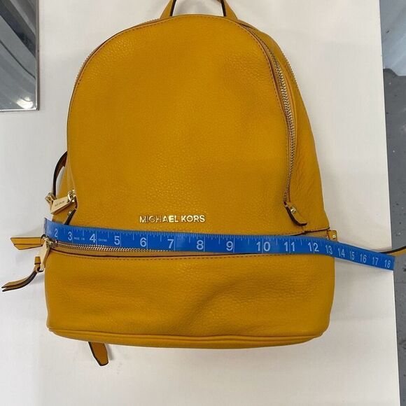 Michael Kors Rhea Backpack Sunflower Yellow - Picture 4 of 8